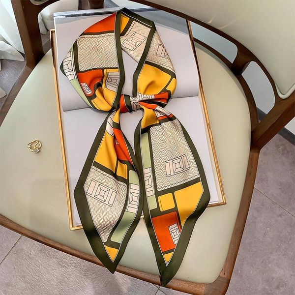 scarves silk scarf ribbon 15*150cm lady fashion print hair women foulard bandana bag female skinny scarfs tie neckerchief, Blue;gray
scarves silk scarf ribbon 15*150cm lady fashion print hair women foulard bandana bag female skinny scarfs tie neckerchief, Blue;gray