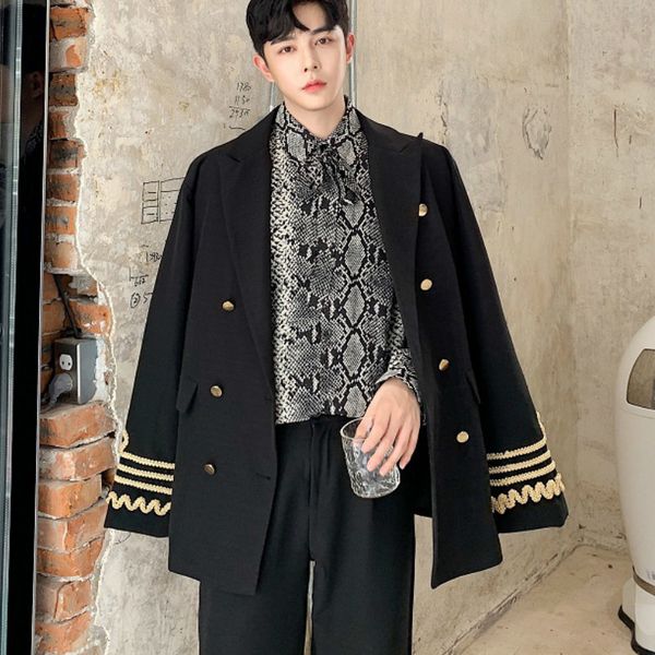 blazer royal luxury jacket embroidered male webbing blazers 2021 new double breasted vintage casual hombre 03ui, White;black
blazer royal luxury jacket embroidered male webbing blazers 2021 new double breasted vintage casual hombre 03ui, White;black