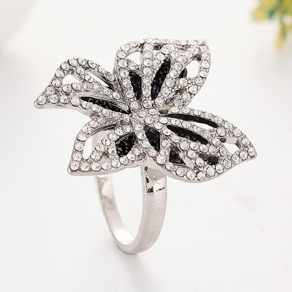 cluster rings fashion butterfly crystal ring luxury lady engagement jewelry accessories for women wedding bands valentine's day gift, Golden;silver
cluster rings fashion butterfly crystal ring luxury lady engagement jewelry accessories for women wedding bands valentine's day gift, Golden;silver
