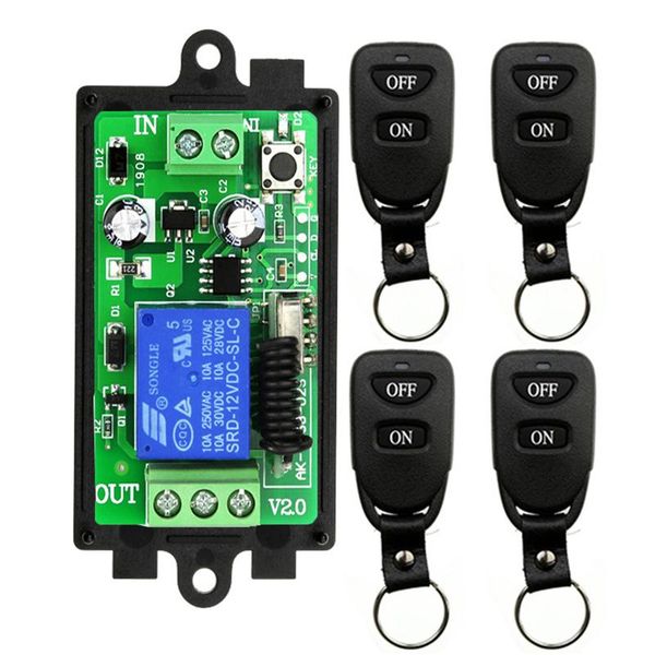 smart home control universal wireless remote dc12v 24v 1ch relay radio receiver module controller rf switch for gate garage opener
smart home control universal wireless remote dc12v 24v 1ch relay radio receiver module controller rf switch for gate garage opener