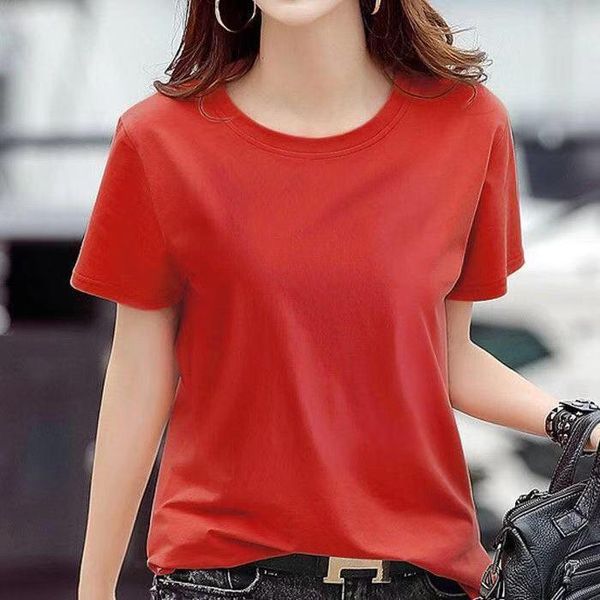 women's t-shirt tshirt camiseta mujer harajuku t shirt women tee summer ins fashion solid short-sleeved casual s-4xl, White
women's t-shirt tshirt camiseta mujer harajuku t shirt women tee summer ins fashion solid short-sleeved casual s-4xl, White