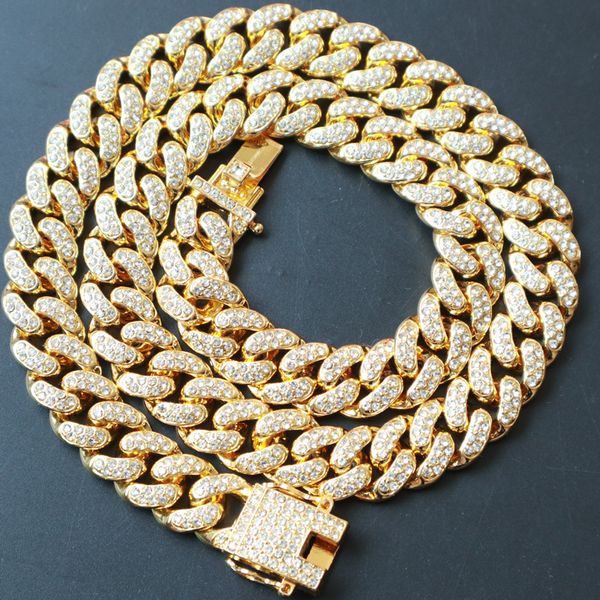 new seller 20mm iced out zircon cuban necklace chain hip hop jewelry copper material cz clasp mens necklace link 18-28inch 91 l2, Silver
new seller 20mm iced out zircon cuban necklace chain hip hop jewelry copper material cz clasp mens necklace link 18-28inch 91 l2, Silver