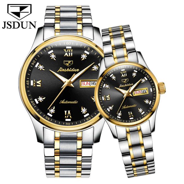 jsdun new fashion simple brand couple men and women waterproof clock stainless steel date display watch 8763, Slivery;brown
jsdun new fashion simple brand couple men and women waterproof clock stainless steel date display watch 8763, Slivery;brown