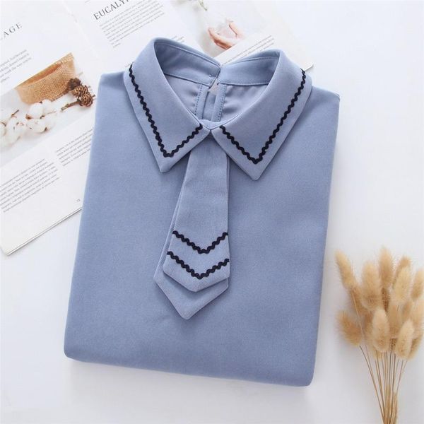 women's blouses & shirts autumn/winter 2021 college windy white shirt long sleeve korean fashion clothing office lady chiffon
women's blouses & shirts autumn/winter 2021 college windy white shirt long sleeve korean fashion clothing office lady chiffon