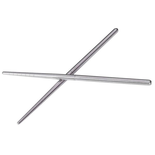chopsticks 1 pair travel foldable stainless steel dining rod, silver
chopsticks 1 pair travel foldable stainless steel dining rod, silver