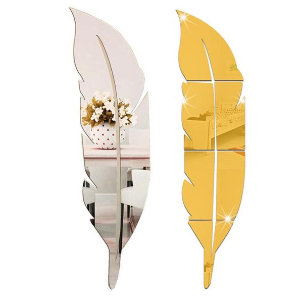 wall stickers 15x72cm diy feather pattern acrylic mirror effect sticker for home decoration waterproof anti-static
wall stickers 15x72cm diy feather pattern acrylic mirror effect sticker for home decoration waterproof anti-static