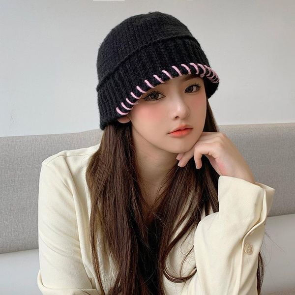 beanie/skull caps women's autumn and winter warm knitted fisherman hat japanese all-match outdoor cold woolen bucket, Blue;gray
beanie/skull caps women's autumn and winter warm knitted fisherman hat japanese all-match outdoor cold woolen bucket, Blue;gray