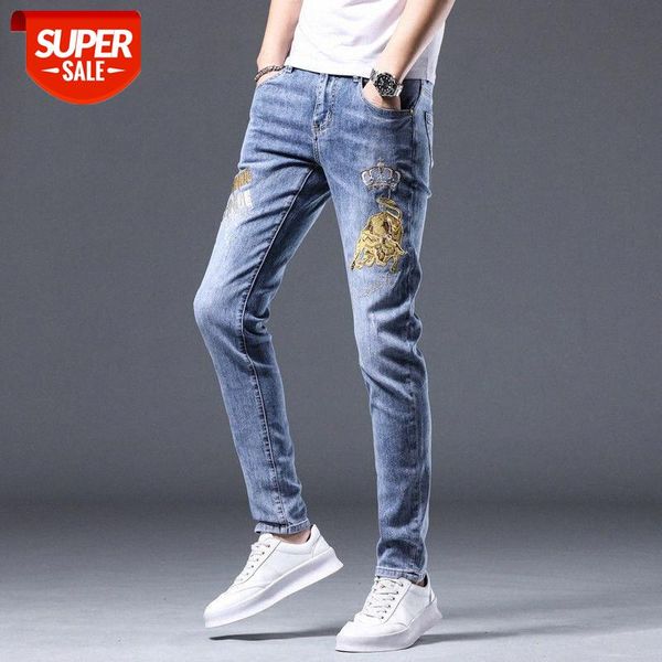huohuang four men's and women's embroidery ripped jeans self-cultivation feet sanding flow #lw6n, Blue
huohuang four men's and women's embroidery ripped jeans self-cultivation feet sanding flow #lw6n, Blue