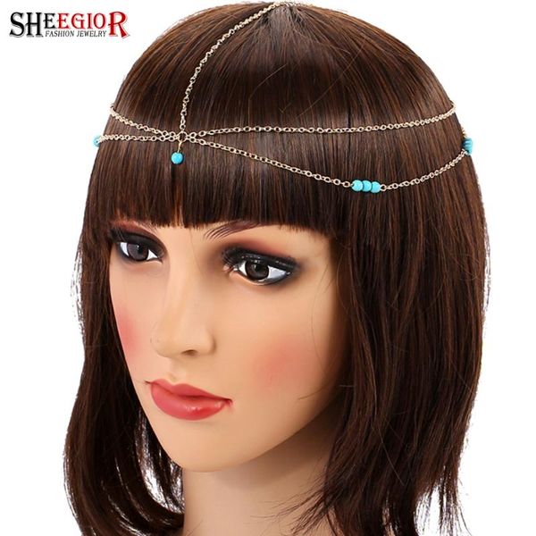 hair clips & barrettes sheegior lovely turquoises headbands wedding bridal accessories for women 2-layers gold tassel chain hairbands jewelr, Golden;silver
hair clips & barrettes sheegior lovely turquoises headbands wedding bridal accessories for women 2-layers gold tassel chain hairbands jewelr, Golden;silver