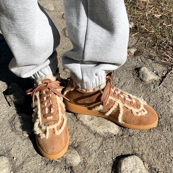 boots 2021 winter all-match fur-in-one snow boots, the first layer of cowhide and wool lining flat-bottomed lazy, Black
boots 2021 winter all-match fur-in-one snow boots, the first layer of cowhide and wool lining flat-bottomed lazy, Black