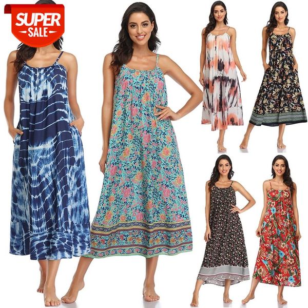 long dress halter floral printing fashion dresses for women new loose & club casual 2021 #xh49, White;black
long dress halter floral printing fashion dresses for women new loose & club casual 2021 #xh49, White;black