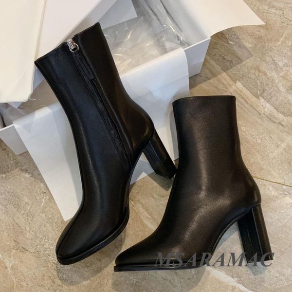 boots elegant black army green thick high-heel short leather round toe side zipper ankle fashion ladies formal dress shoes
boots elegant black army green thick high-heel short leather round toe side zipper ankle fashion ladies formal dress shoes