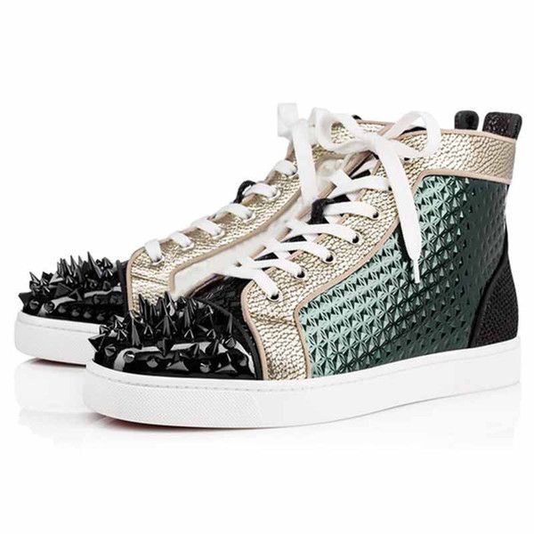 2021 new arrival red bottoms men women designer platform luxurys sneakers junior spikes suede leather mens women red bottom casual sho p2z1#, Black
2021 new arrival red bottoms men women designer platform luxurys sneakers junior spikes suede leather mens women red bottom casual sho p2z1#, Black