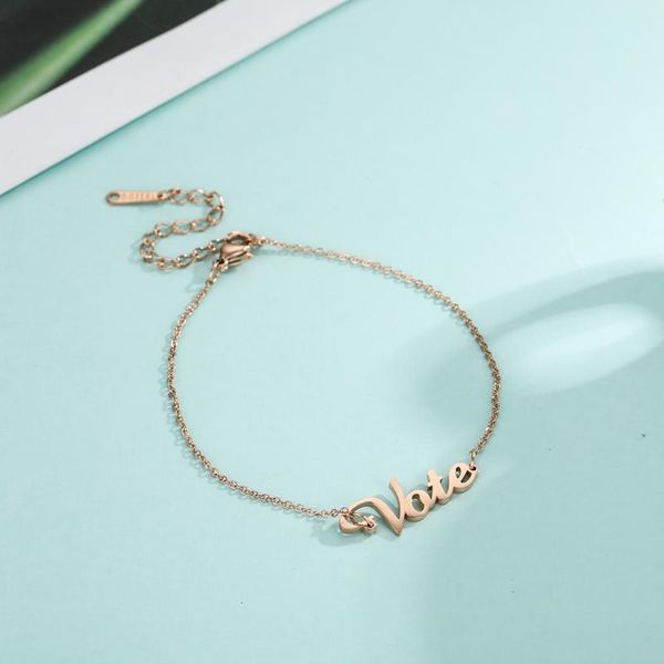 charm bracelets lucktune vote bracelet women men om equality u.s. adjustable fashion manmade gift letter metal stainless steel, Golden;silver
charm bracelets lucktune vote bracelet women men om equality u.s. adjustable fashion manmade gift letter metal stainless steel, Golden;silver