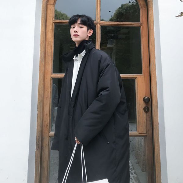2021 Top quality Winter Oversize Men's Parka Warm Fashion Casual Long Men Overcoat Style Stand-up Collar Coat Mens Clothes K6VF, Black
2021 Top quality Winter Oversize Men's Parka Warm Fashion Casual Long Men Overcoat Style Stand-up Collar Coat Mens Clothes K6VF, Black