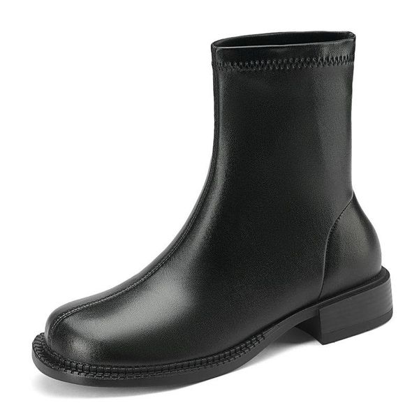 boots concise women ankle genuine leather office party casual rouned toe low heels shoes woman autumn winter ladies, Black
boots concise women ankle genuine leather office party casual rouned toe low heels shoes woman autumn winter ladies, Black