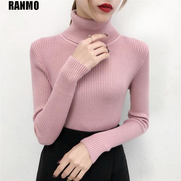 ranmo brand knitted women turtleneck sweater cashmere autumn winter solid slim pullovers highneck sweaters warm female top, White;black
ranmo brand knitted women turtleneck sweater cashmere autumn winter solid slim pullovers highneck sweaters warm female top, White;black