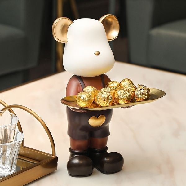 light luxury violence bear porch key storage ornaments entrance tray living room decorations gifts
light luxury violence bear porch key storage ornaments entrance tray living room decorations gifts