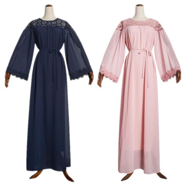 casual dresses fashion hollow lace embroidery chiffon dress women loose breathable robe kaftan africa plus size long sleeves gowns vestido, Black;gray
casual dresses fashion hollow lace embroidery chiffon dress women loose breathable robe kaftan africa plus size long sleeves gowns vestido, Black;gray