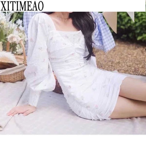 spring vintage ruffles printing chiffon pleated slim chiffondres casual long sleeve dress female mini party vestidos 210604, Black;gray
spring vintage ruffles printing chiffon pleated slim chiffondres casual long sleeve dress female mini party vestidos 210604, Black;gray