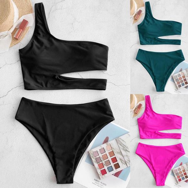women's swimwear bikini high waisted tummy control two piece swimsuit tankini summer spring female push up bathing, White;black
women's swimwear bikini high waisted tummy control two piece swimsuit tankini summer spring female push up bathing, White;black
