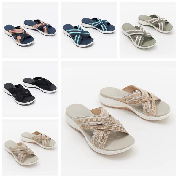 slippers summer sandals women shoes casual comfortable femme plus size cross slides ladies flat for 2021 fashion, Black
slippers summer sandals women shoes casual comfortable femme plus size cross slides ladies flat for 2021 fashion, Black