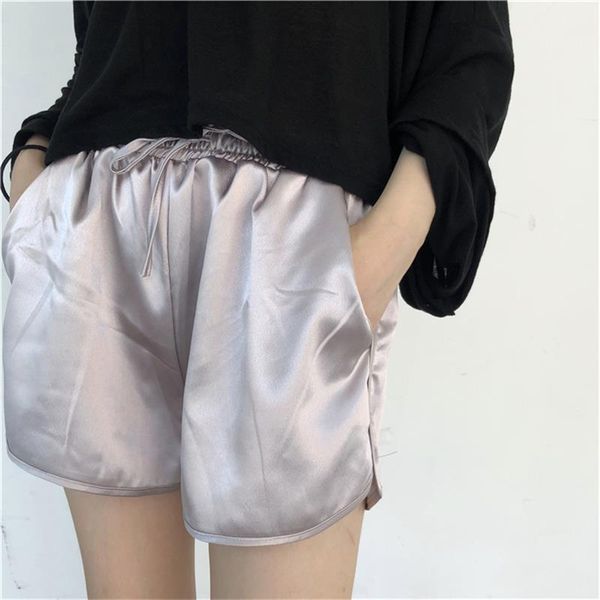 women's shorts korea hong kong-flavored elastic high waistband bandwidth loose thin solid color casual, White;black
women's shorts korea hong kong-flavored elastic high waistband bandwidth loose thin solid color casual, White;black