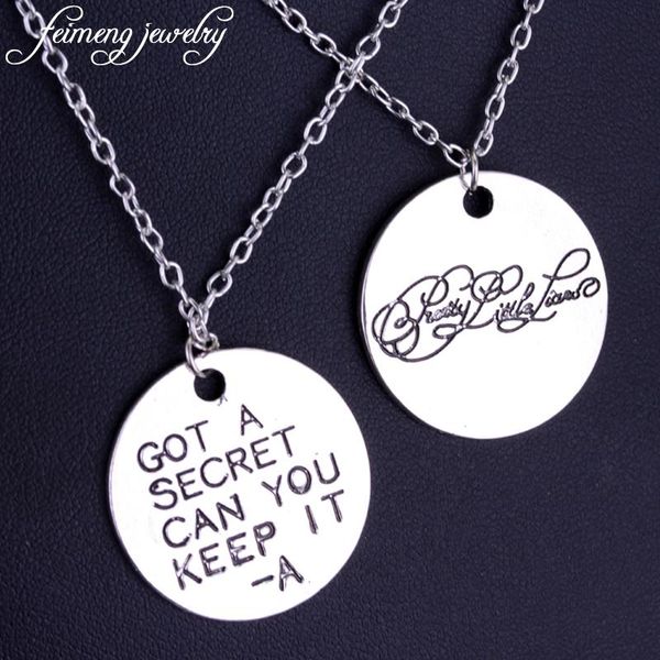 pendant necklaces pretty little liars necklace got a secret can you keep it letters silver color jewelry for women fashion accessories
pendant necklaces pretty little liars necklace got a secret can you keep it letters silver color jewelry for women fashion accessories