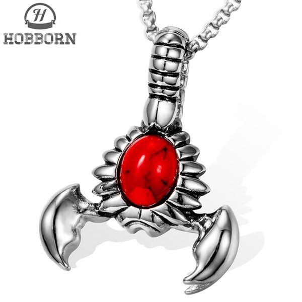 pendant necklaces hobborn punk men jewelry silver color scorpion vintage hiphop titanium red natural stone pendents necklace
pendant necklaces hobborn punk men jewelry silver color scorpion vintage hiphop titanium red natural stone pendents necklace