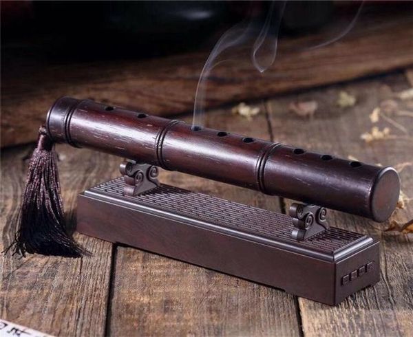bluetooth wood classical flute music machine music box ceremony sandalwood stove line incense burner