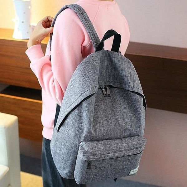backpack men women leisure solid color canvas wear resistant simple fashion student -mx8
backpack men women leisure solid color canvas wear resistant simple fashion student -mx8