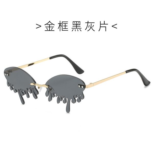 fashionable trendy sun lens oversized small shape rimless water dripping dropping sunglasses for women wholesale, White;black
fashionable trendy sun lens oversized small shape rimless water dripping dropping sunglasses for women wholesale, White;black