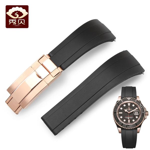 watch bands style silicone rubber watchband black strap rose-gold/silver oyster buckle 20mm for rx, Black;brown
watch bands style silicone rubber watchband black strap rose-gold/silver oyster buckle 20mm for rx, Black;brown