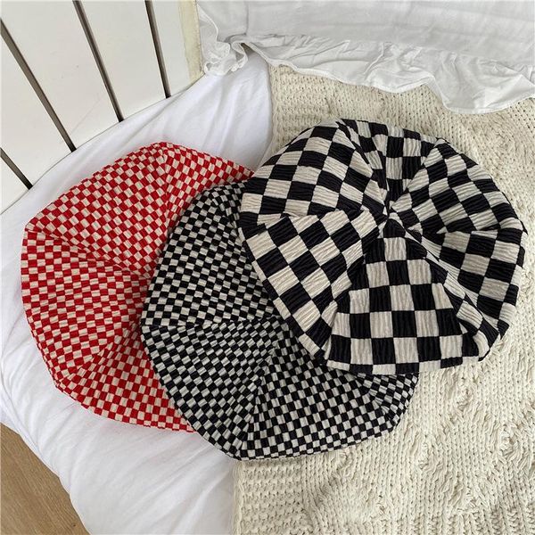 berets ins niche checkerboard lattice beret summer korean version of retro wild face small cloud hat women's, Blue;gray
berets ins niche checkerboard lattice beret summer korean version of retro wild face small cloud hat women's, Blue;gray