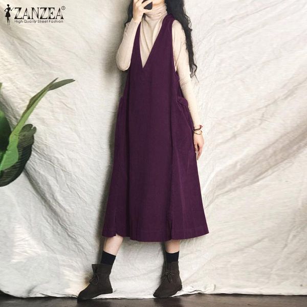 casual dresses 2021 autumn women's hooded suspender dress 5xl zanzea vintage corduroy strap midi vestidos solid v-neck robe plus size 7, Black;gray
casual dresses 2021 autumn women's hooded suspender dress 5xl zanzea vintage corduroy strap midi vestidos solid v-neck robe plus size 7, Black;gray
