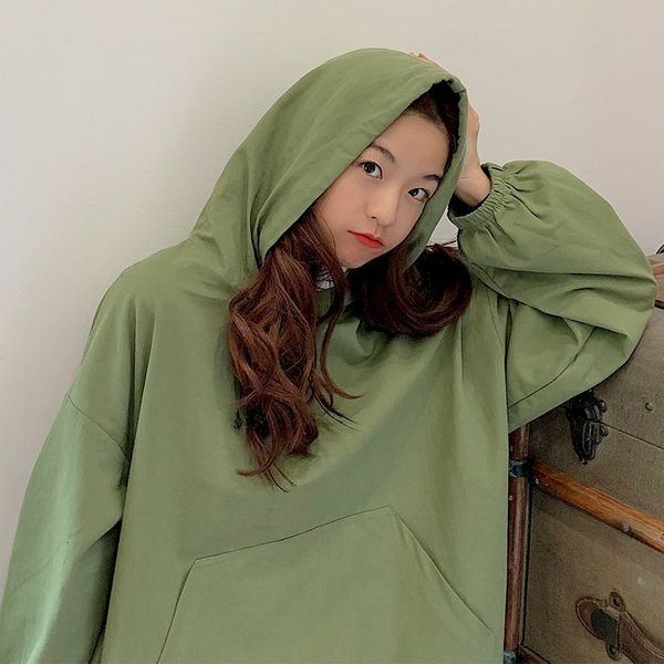 female hooded sweater 2021 new korean version super fire cotton pure spring and fine autumn loose ins mid-coat length oz6o, Black
female hooded sweater 2021 new korean version super fire cotton pure spring and fine autumn loose ins mid-coat length oz6o, Black