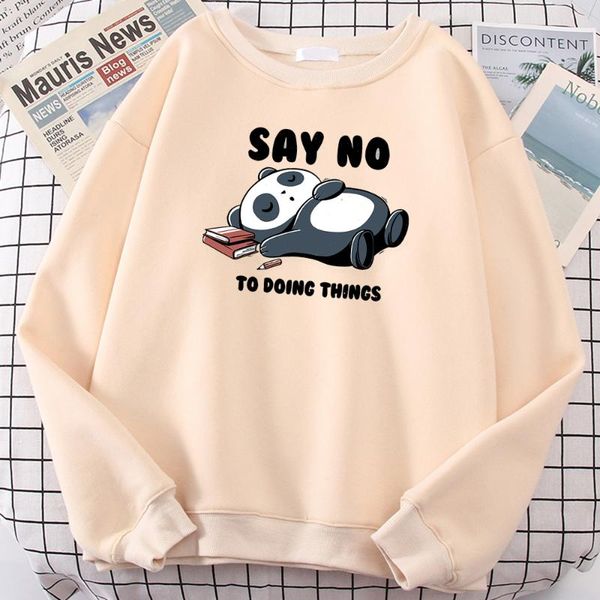 men's hoodies & sweatshirts say no to doing things lazy panda print man autumn fleece hoodie casual soft hoody fashion big size clothin, Black
men's hoodies & sweatshirts say no to doing things lazy panda print man autumn fleece hoodie casual soft hoody fashion big size clothin, Black