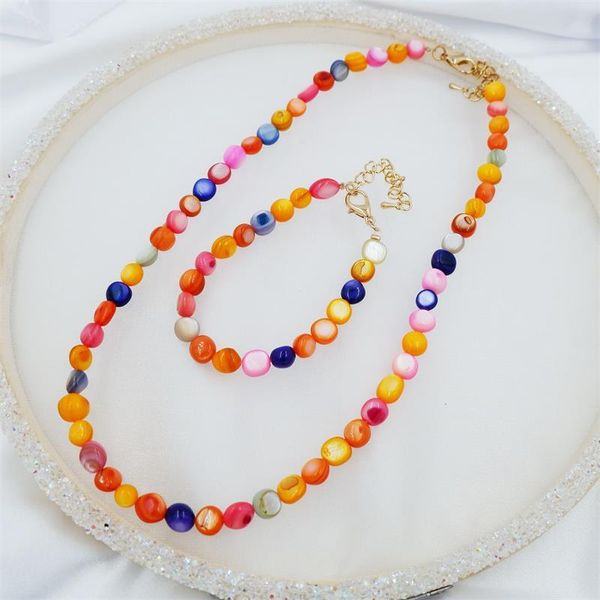 earrings & necklace fashion ethnic style shell stone colrful bracelet set geometric natural beads for women party gift, Silver
earrings & necklace fashion ethnic style shell stone colrful bracelet set geometric natural beads for women party gift, Silver