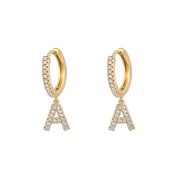 fashion cubic zircon initial a-z letter earrings diy alphabet drop hoop earings for women letters pendant earring fashion hip hop jewelry, Golden;silver
fashion cubic zircon initial a-z letter earrings diy alphabet drop hoop earings for women letters pendant earring fashion hip hop jewelry, Golden;silver