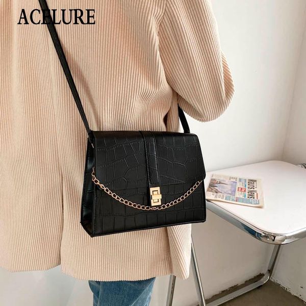 shoulder bags acelure metal chain decor elegant ladies beauty solid color pu leather small crossbody shopping
shoulder bags acelure metal chain decor elegant ladies beauty solid color pu leather small crossbody shopping