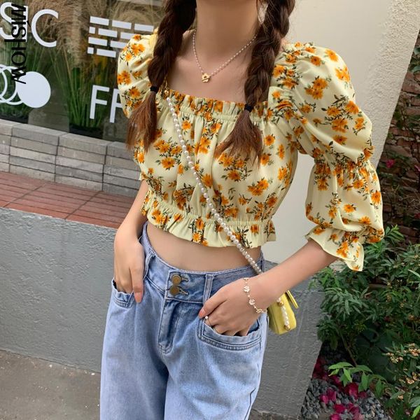 women's blouses & shirts mishow fashion for women floral print half sleeve casual summer square neck sweet female clothing mxa23x0012, White
women's blouses & shirts mishow fashion for women floral print half sleeve casual summer square neck sweet female clothing mxa23x0012, White