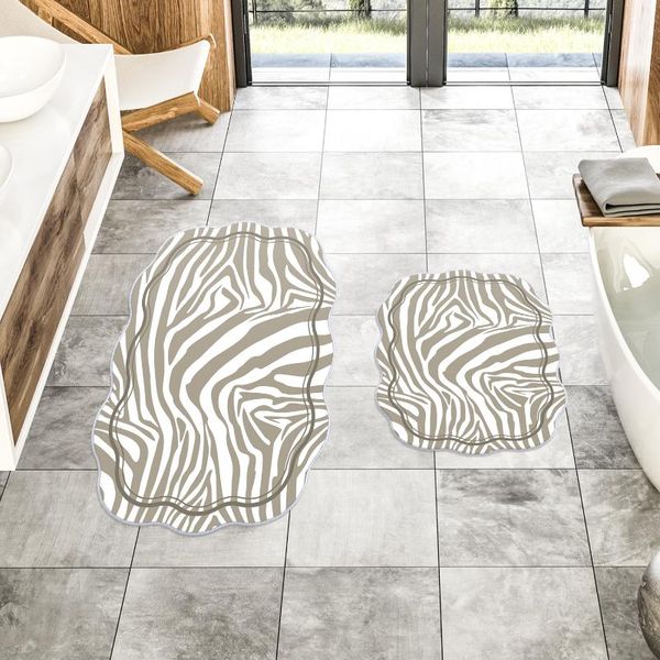 carpets turkish toilet rug bath carpet set zebra design non-slip leather sole bathroom kilim home dry decoration artistic aesthetic mat
carpets turkish toilet rug bath carpet set zebra design non-slip leather sole bathroom kilim home dry decoration artistic aesthetic mat