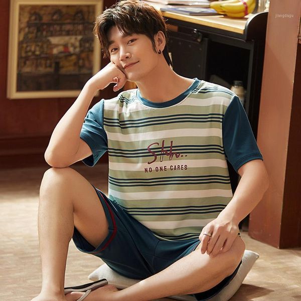 pajamas set men 100% cotton sleepwear short sleeve t-shirts shorts men's summer pijama with pockets home suit hombre pyjamas, Black;brown
pajamas set men 100% cotton sleepwear short sleeve t-shirts shorts men's summer pijama with pockets home suit hombre pyjamas, Black;brown