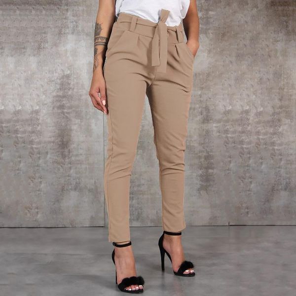 women's pants & capris women casual autumn spring fashion solid color all-match pockets trouser lace up elastic high waist slim-fit pen, Black;white
women's pants & capris women casual autumn spring fashion solid color all-match pockets trouser lace up elastic high waist slim-fit pen, Black;white