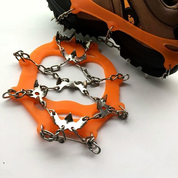 1pair 19 teeth ice snow grips traction cleats grippers anti slip microspikes crampons climber mountain winter shoes iced cords, slings and w
1pair 19 teeth ice snow grips traction cleats grippers anti slip microspikes crampons climber mountain winter shoes iced cords, slings and w