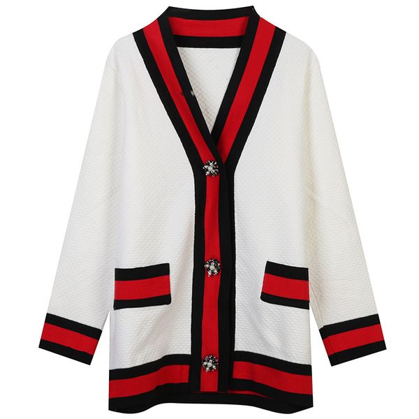 801 2021 summer autumn brand same style long sleeve v neck black white cardigan fashion womens clothes sweater women clothes mingmo, White;black
801 2021 summer autumn brand same style long sleeve v neck black white cardigan fashion womens clothes sweater women clothes mingmo, White;black