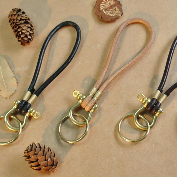 keychains brass & pu leather keychain handmade key chain waist wallet keyrings men women car strap keyholder, Silver
keychains brass & pu leather keychain handmade key chain waist wallet keyrings men women car strap keyholder, Silver