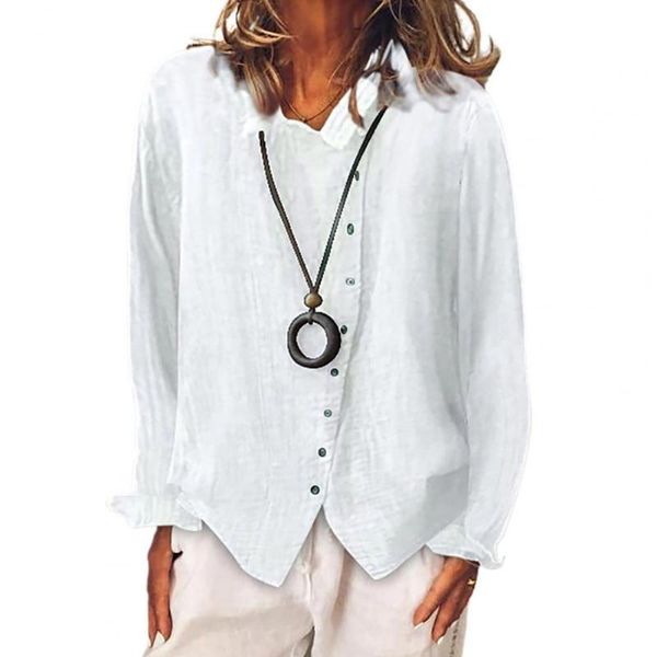 women's tanks & camis women blouse irregular single-breasted shirt turn-down collar skin-friendly long sleeve solid color loose ladies, White
women's tanks & camis women blouse irregular single-breasted shirt turn-down collar skin-friendly long sleeve solid color loose ladies, White