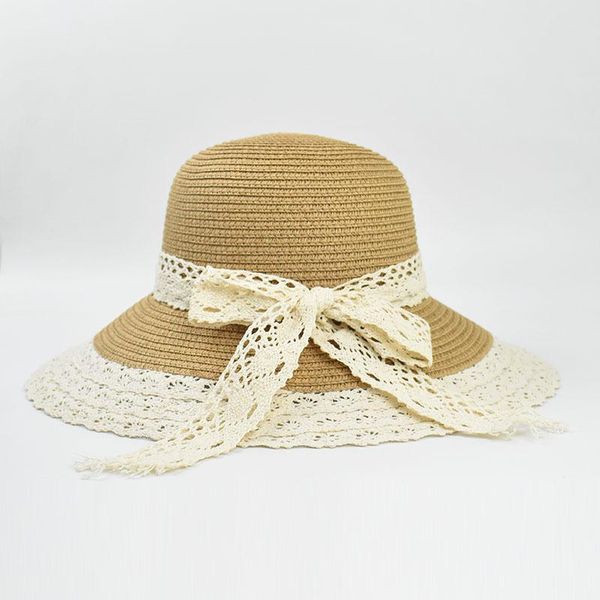 wide brim hats 2021 lace big straw hat fashion cute bow korean dome female classic beach, Blue;gray
wide brim hats 2021 lace big straw hat fashion cute bow korean dome female classic beach, Blue;gray