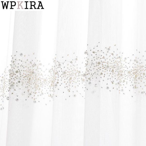 white pearl curtain for living room luxury sheer drape for bedroom balcony tulle voile curtain fabric french window s583#40
white pearl curtain for living room luxury sheer drape for bedroom balcony tulle voile curtain fabric french window s583#40